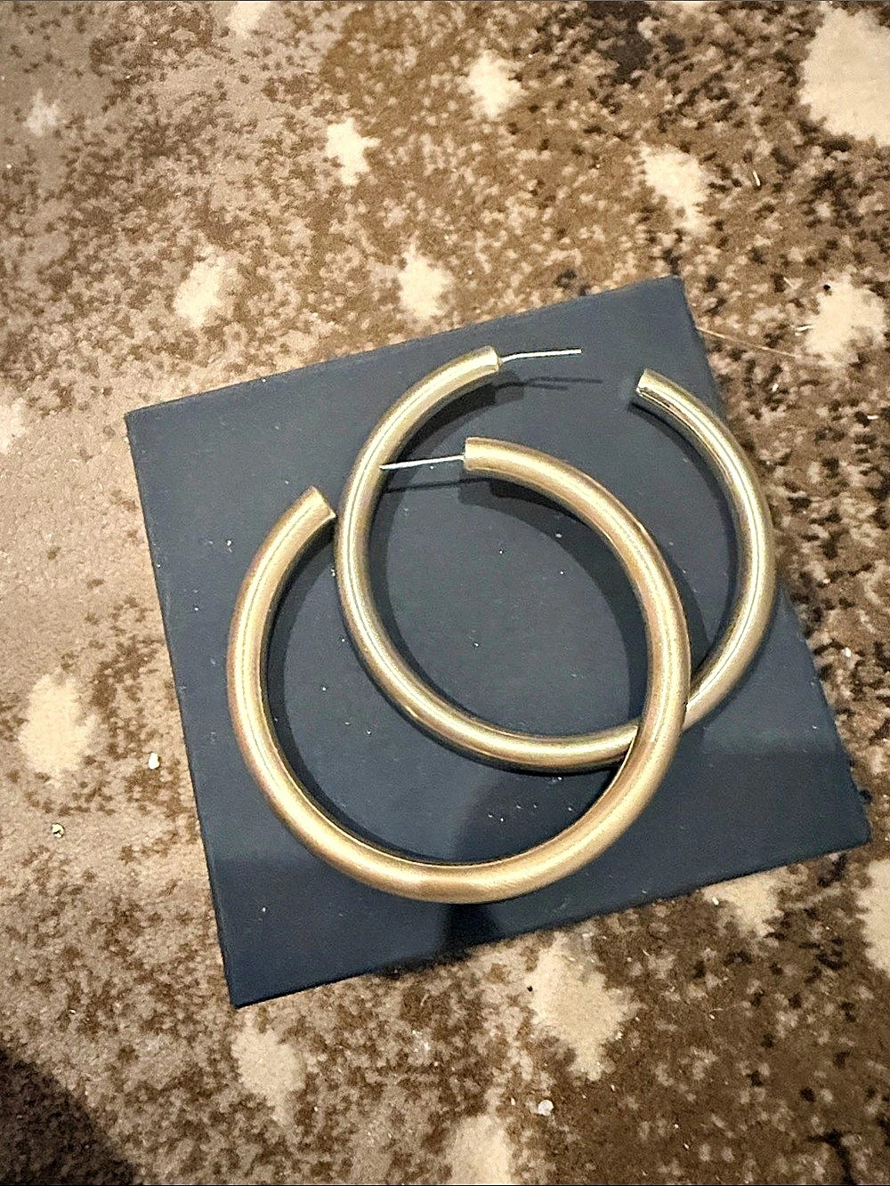 Gold Hoop Earrings Like New